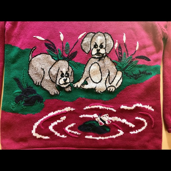 Vintage Northern Getaway dog 90s sweater - Picture 11 of 12